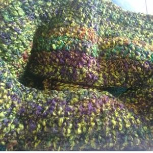 Chunky Halloween witch inspired infinity scarf